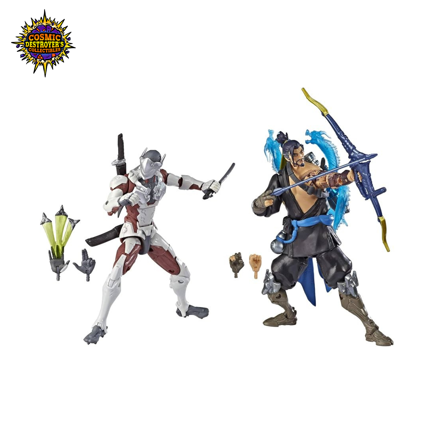 Overwatch Ultimates Series - Genji & Hanzo - Dual Pack  6" Action Figures