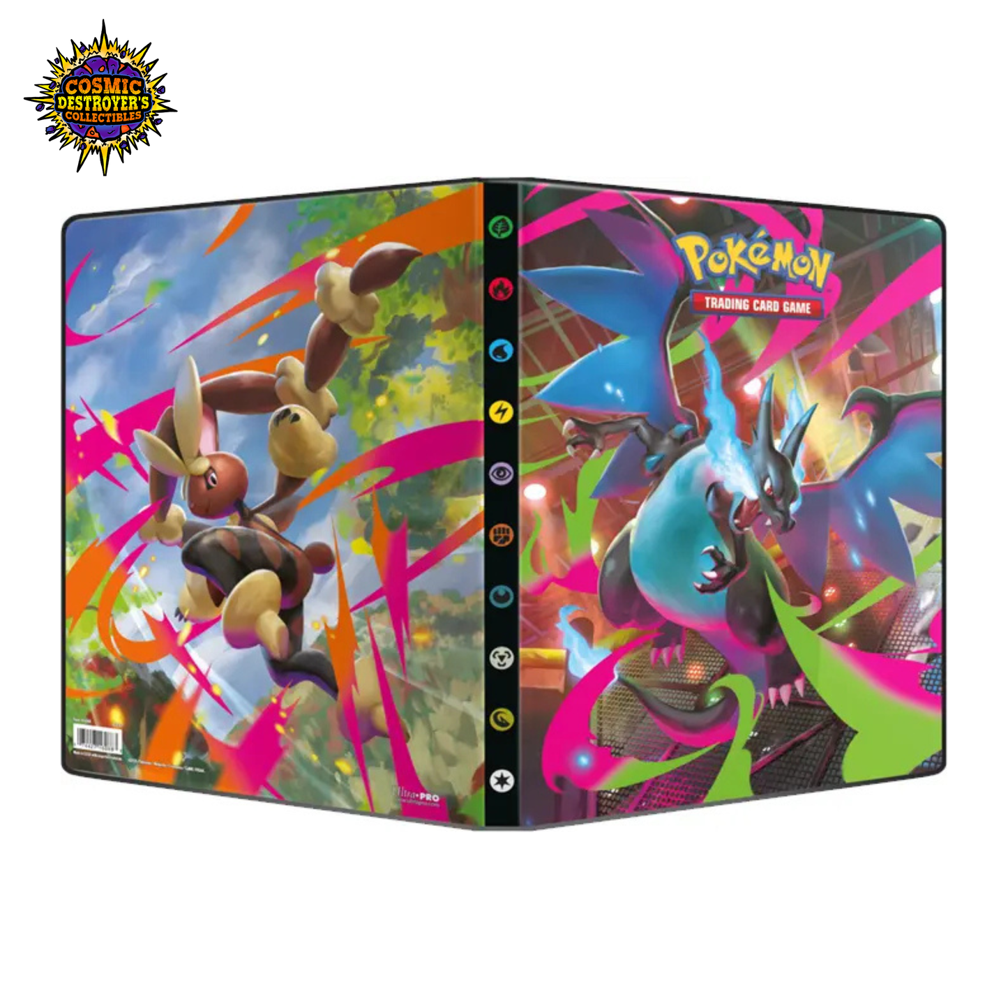 Ultra PRO Pokemon Mega Evolution #2 Phantasmal Flames 9 Pocket Portfolio