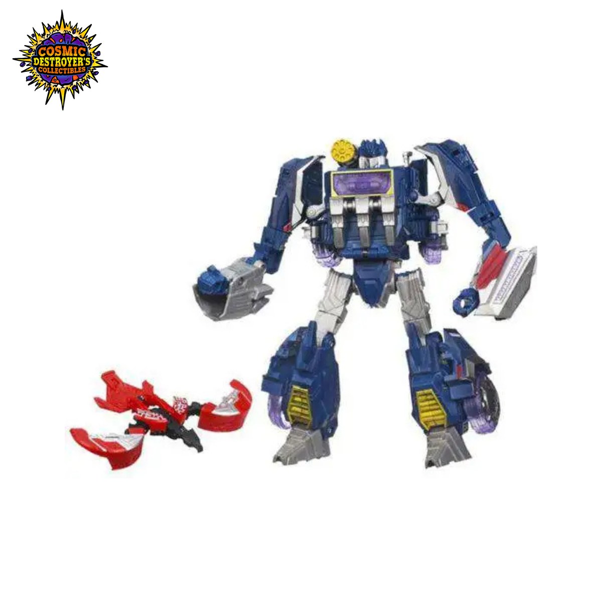 Transformers Generations - Fall of Cybertron - Soundwave (w/ Laserbeak) - Voyager Class