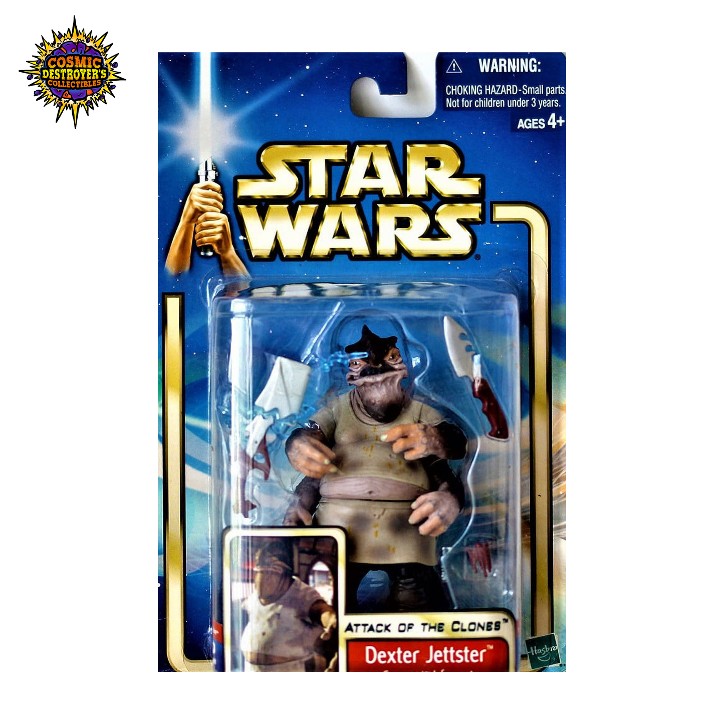 Star Wars - Attack of the Clones - Dexter Jettster #16 - 2002 - 3.75" Action Figure