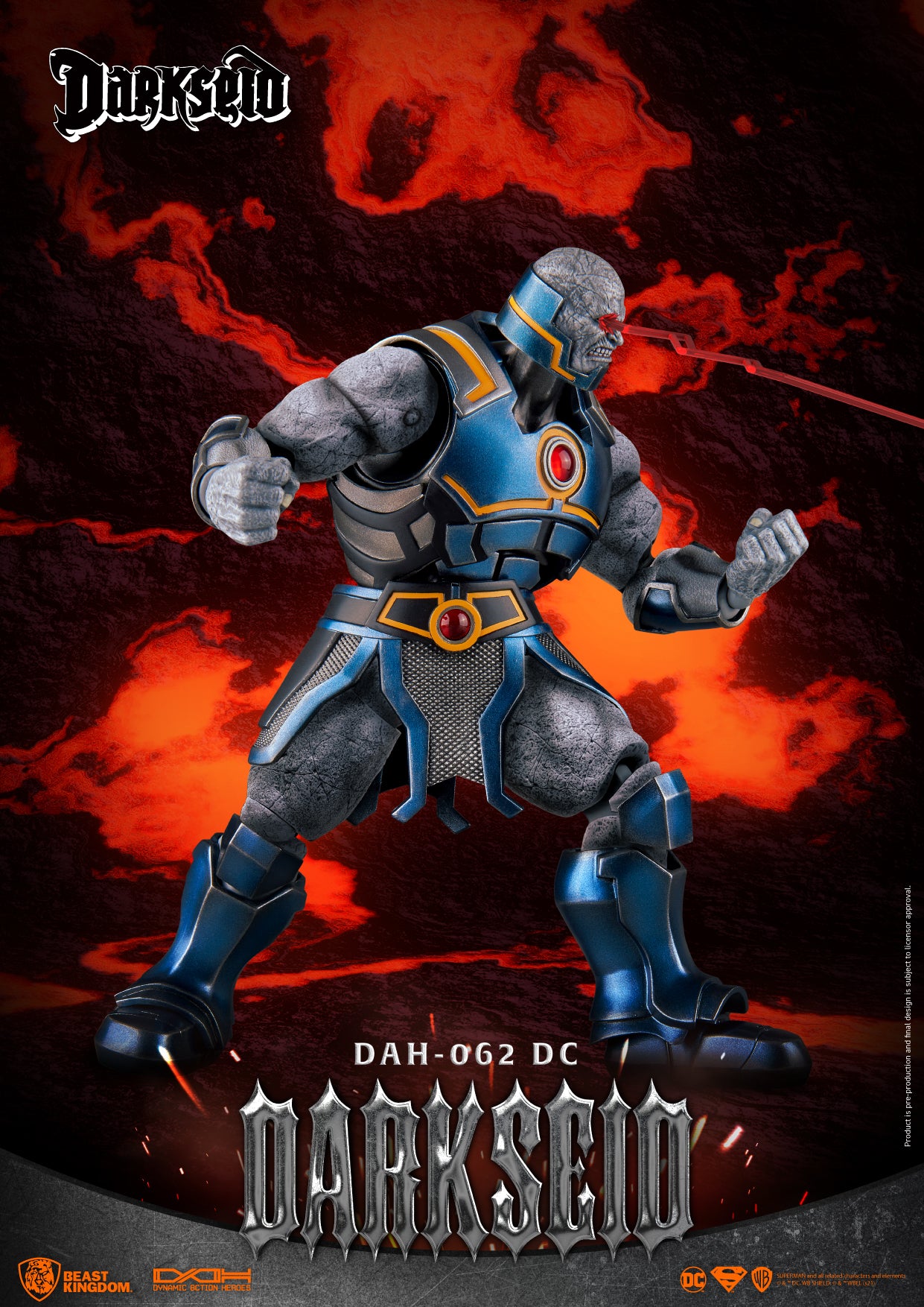 DC COMICS DAH-062 DYNAMIC 8CTION HEROES - DARKSEID - ACTION FIGURE