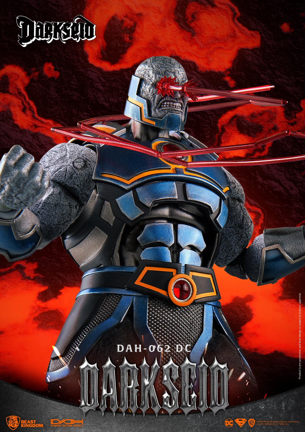 DC COMICS DAH-062 DYNAMIC 8CTION HEROES - DARKSEID - ACTION FIGURE