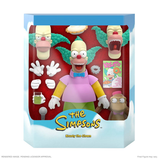SUPER7 - THE SIMPSONS ULTIMATES W2 KRUSTY THE CLOWN - ACTION FIGURE
