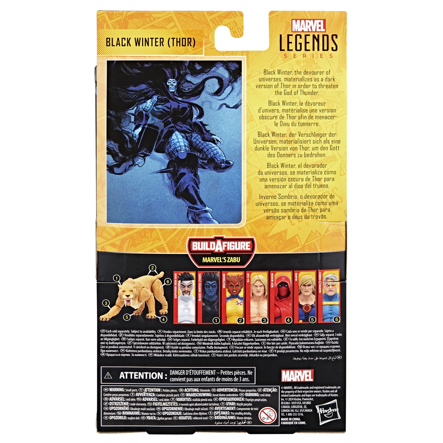 Marvel Legends - Black Winter (Thor) - Marvel's Zabu Wave Action Figure