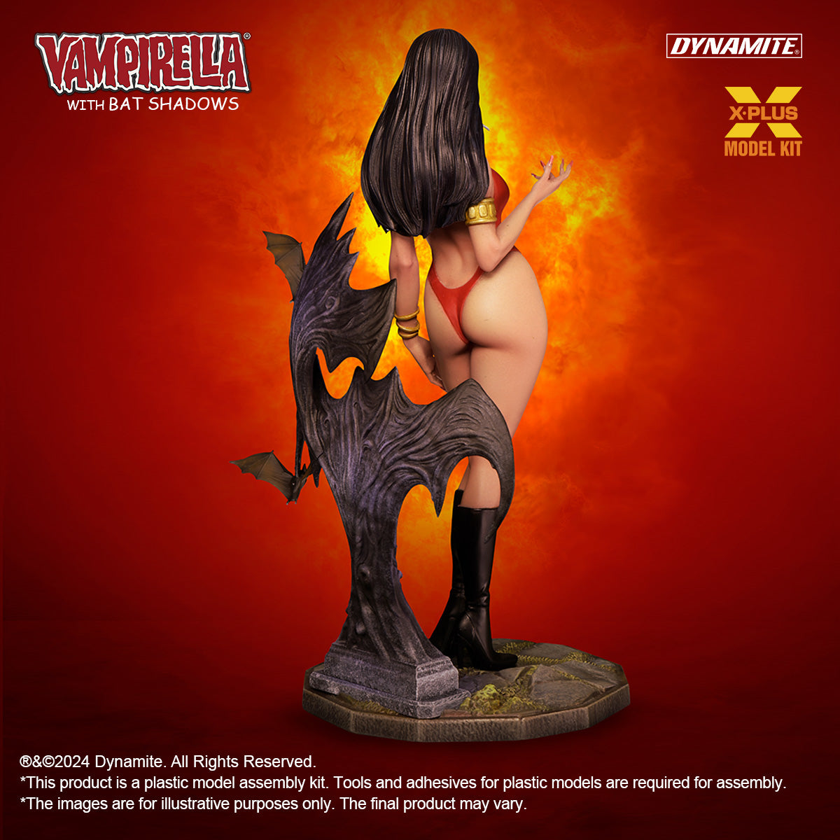 X-PLUS - VAMPIRELLA WITH BAT SHADOWS 1/8 SCALE PLASTIC MODEL KIT