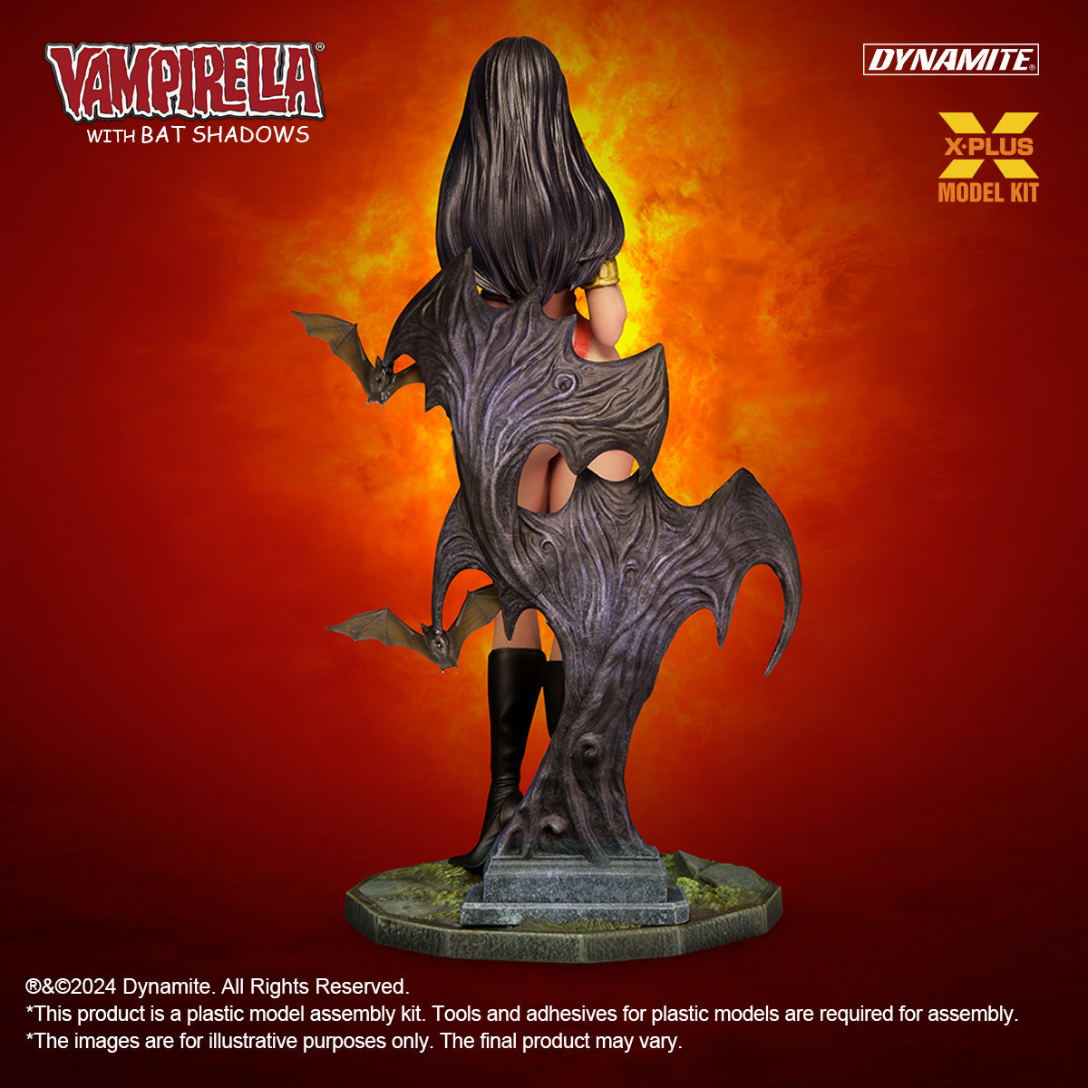 X-PLUS - VAMPIRELLA WITH BAT SHADOWS 1/8 SCALE PLASTIC MODEL KIT
