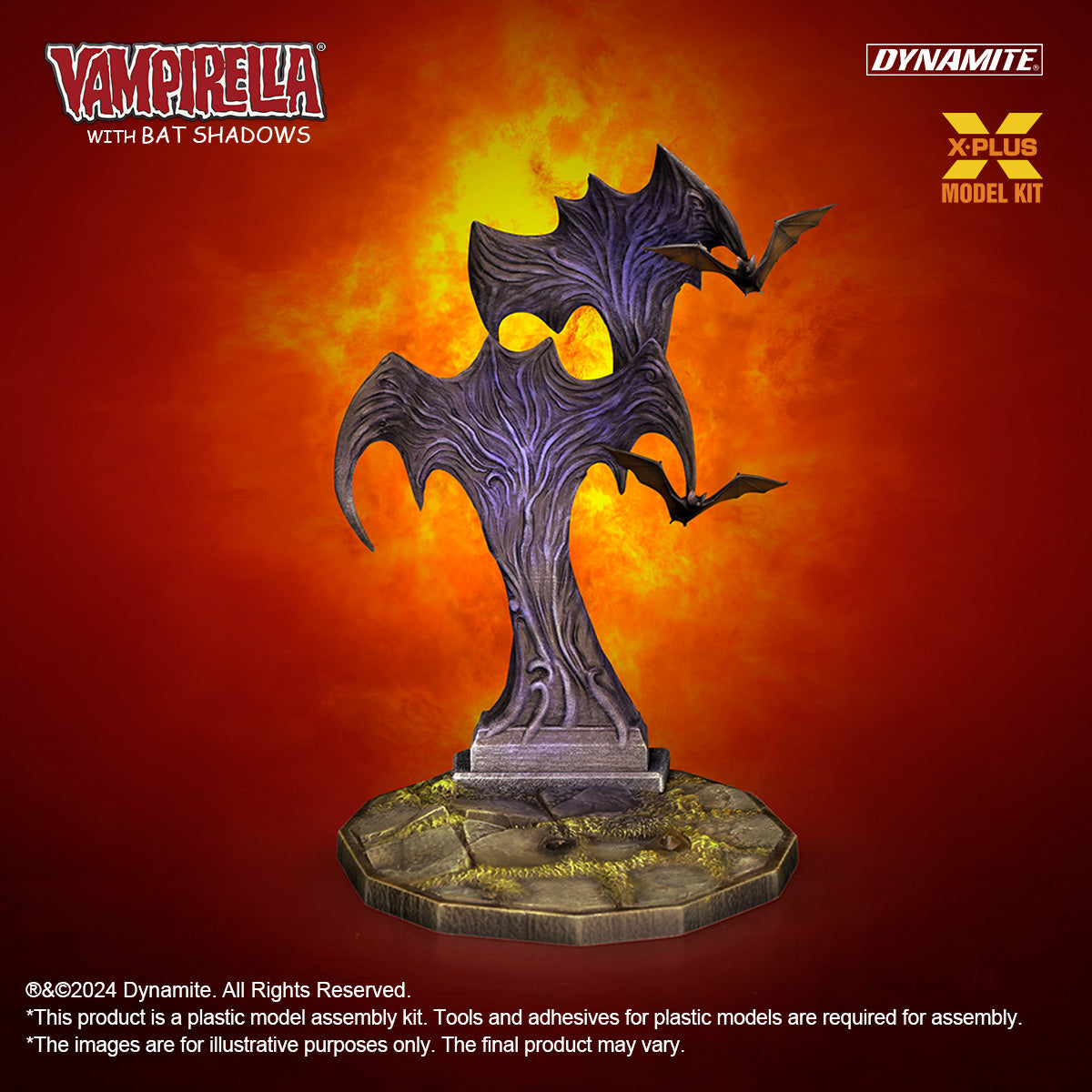 X-PLUS - VAMPIRELLA WITH BAT SHADOWS 1/8 SCALE PLASTIC MODEL KIT