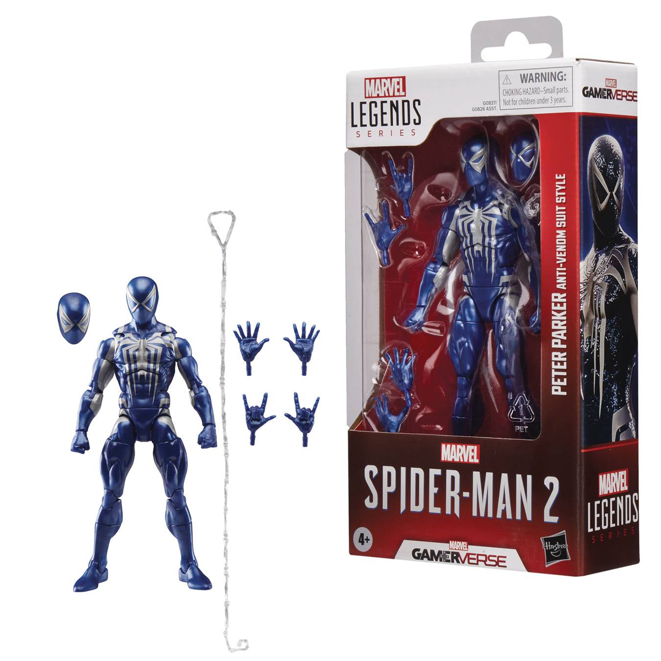 Marvel's Spider-Man 2 Marvel Legends Gamerverse Peter Parker (Anti-Venom Suit Style) Action Figure