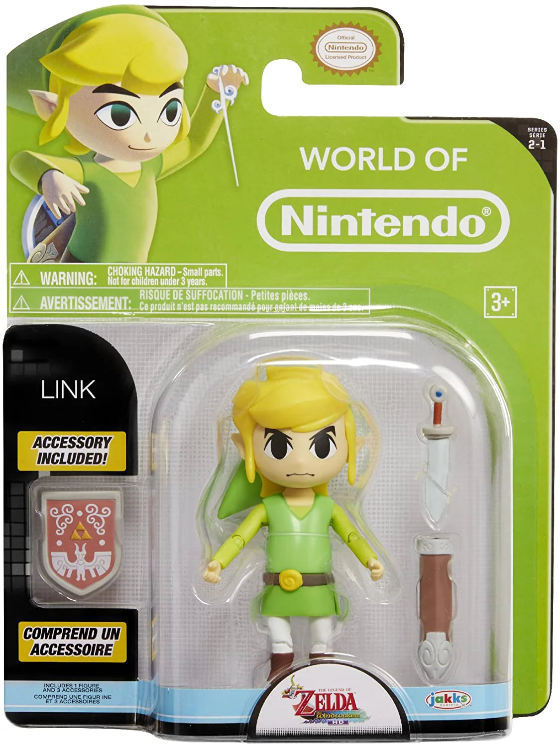 World of Nintendo - The Legend of Zelda Wind Waker - Link - 4" figure Series 2-1