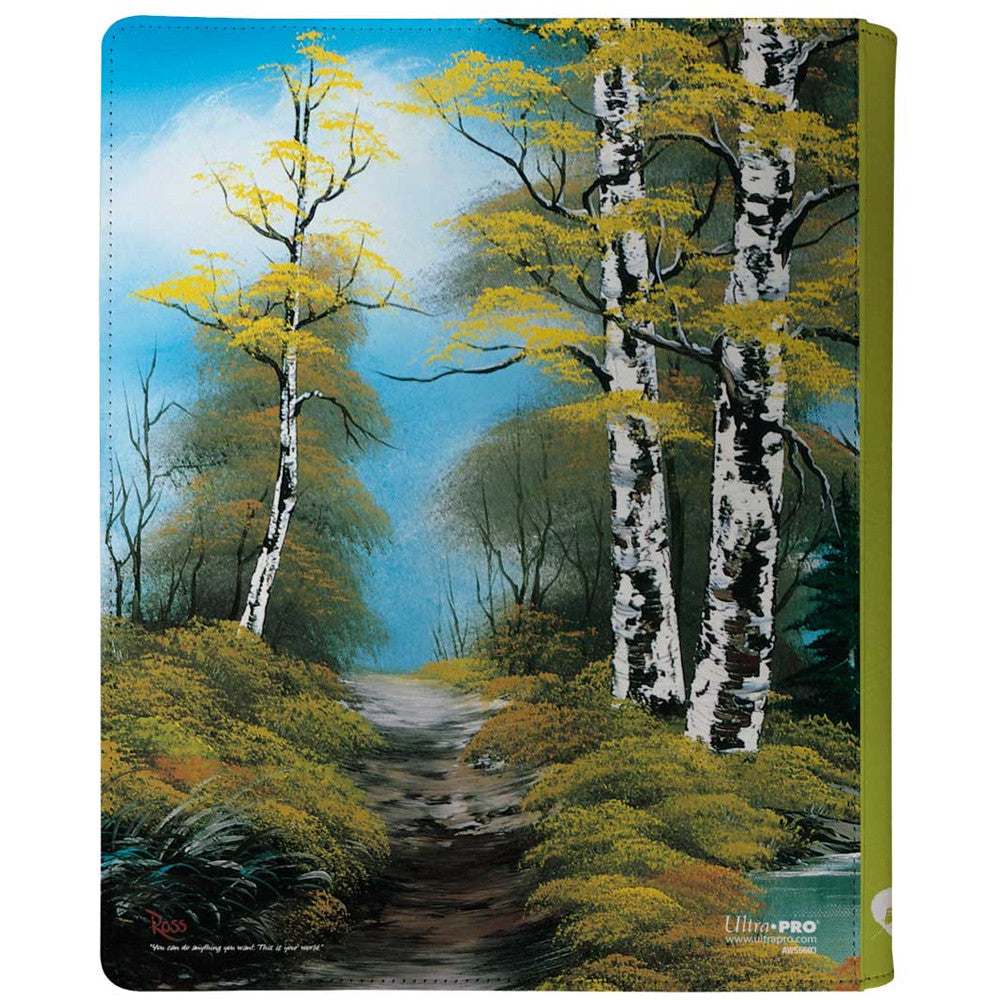 Binder: PRO 9-Pocket Zippered- Bob Ross Lakeside Path
