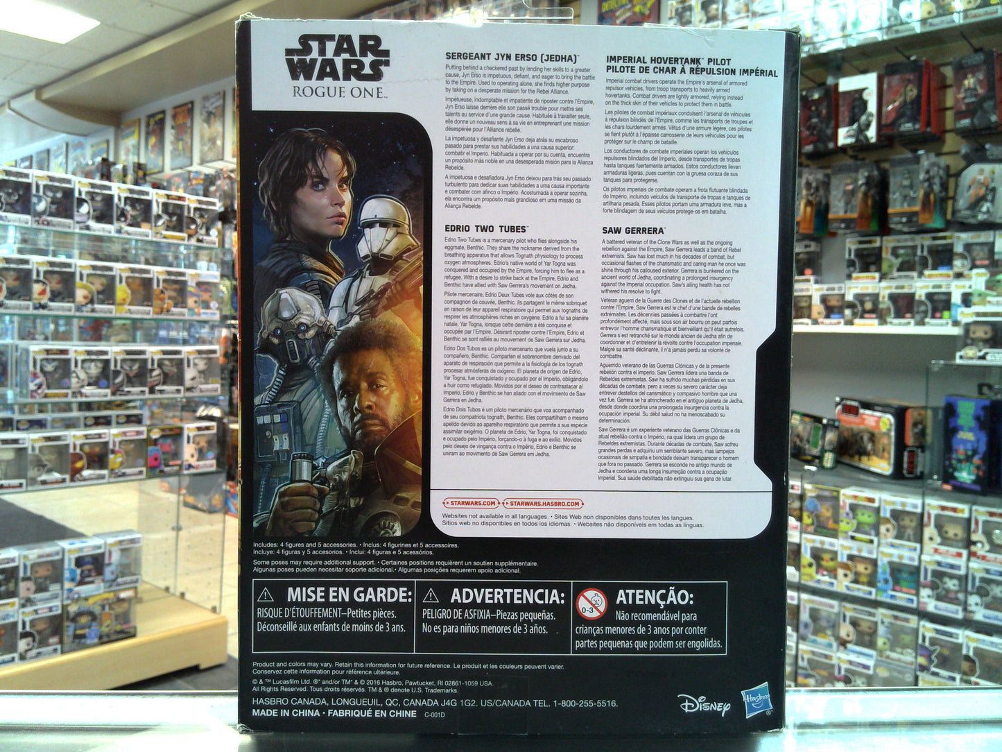 Hasbro - Star Wars - Rogue One - 3.75in - 4pk - Jedha Revolt