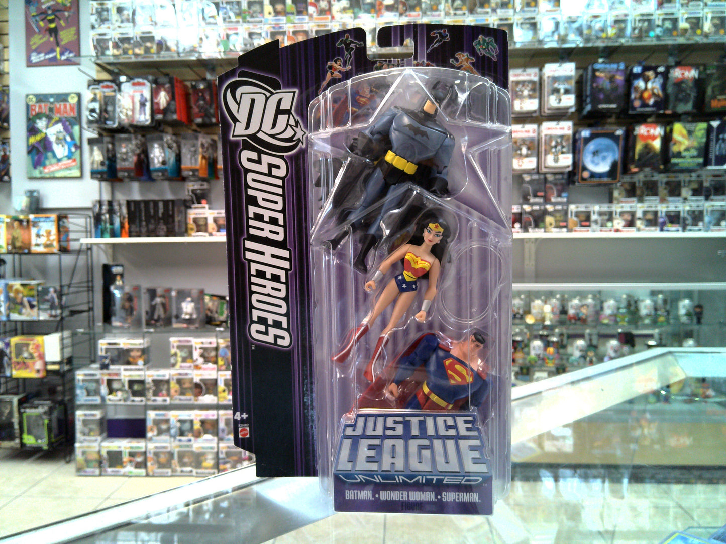 DC Super Heroes Justice League Unlimited - Batman, Wonder Woman, Superman