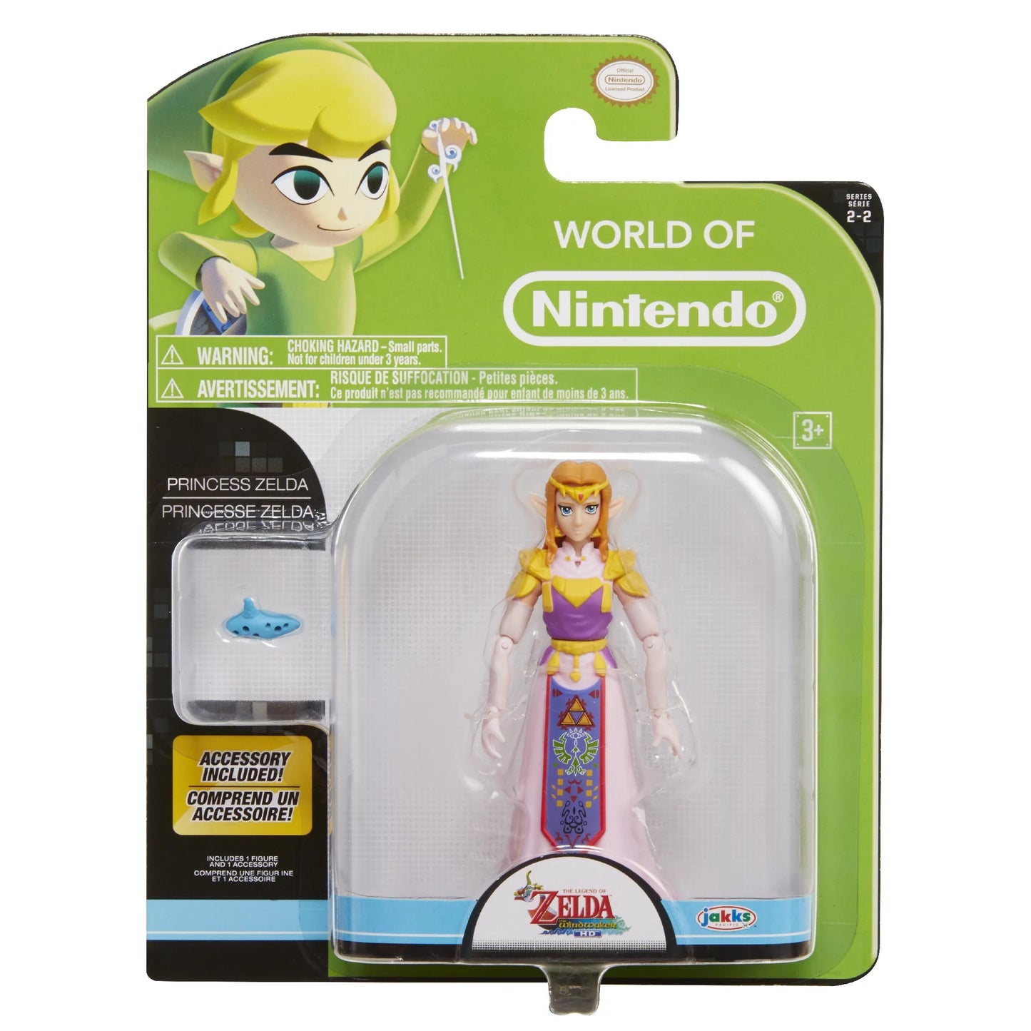 World of Nintendo - The Legend of Zelda Windwaker - Princess Zelda - 4" figure Series 2-2