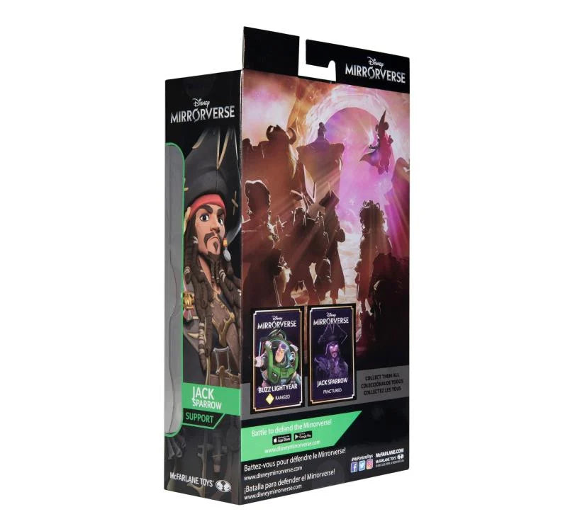 McFarlane Toys - Disney Mirrorverse - Jack Sparrow (Support) 7" Action Figure
