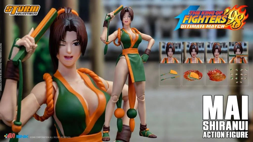 Storm Collectibles - The King of Fighters '98: Ultimate Match Mai Shiranui (Green) 1/12 Scale EXCLUSIVE