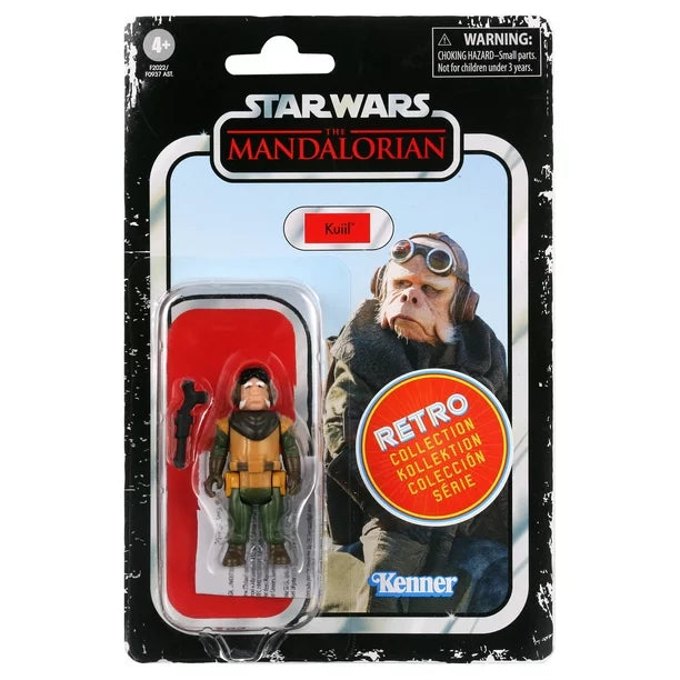 Star Wars Retro Collection Kuiil Toy 3.75-inch the Mandalorian Collectible Action Figure
