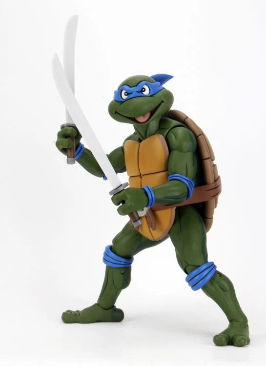 NECA - Teenage Mutant Ninja Turtles - (Animated Series) - Leonardo - 1/4 Scale Figure