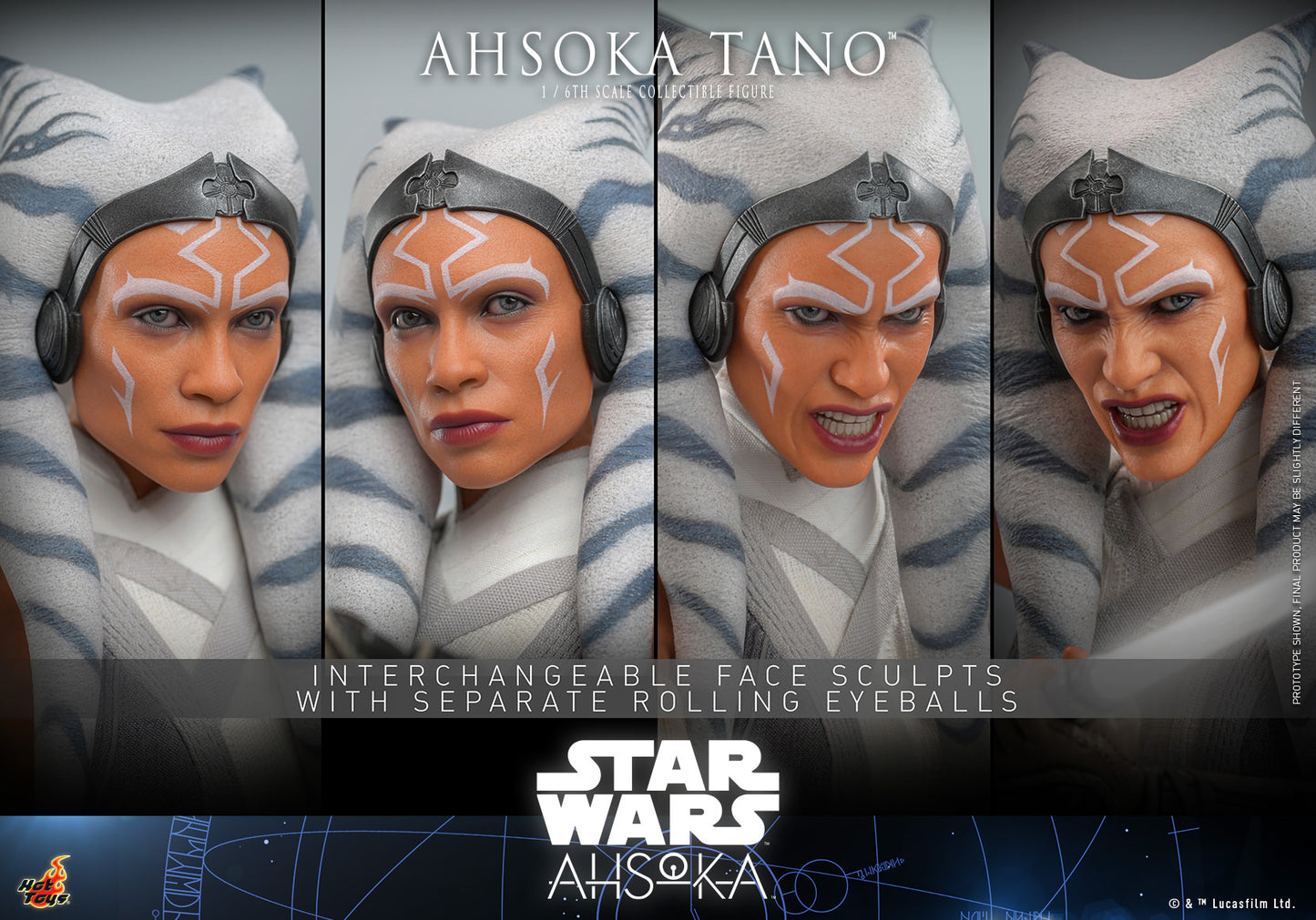 Hot Toys Ahsoka Tano TMS118 - 1:6 Collectible Figure