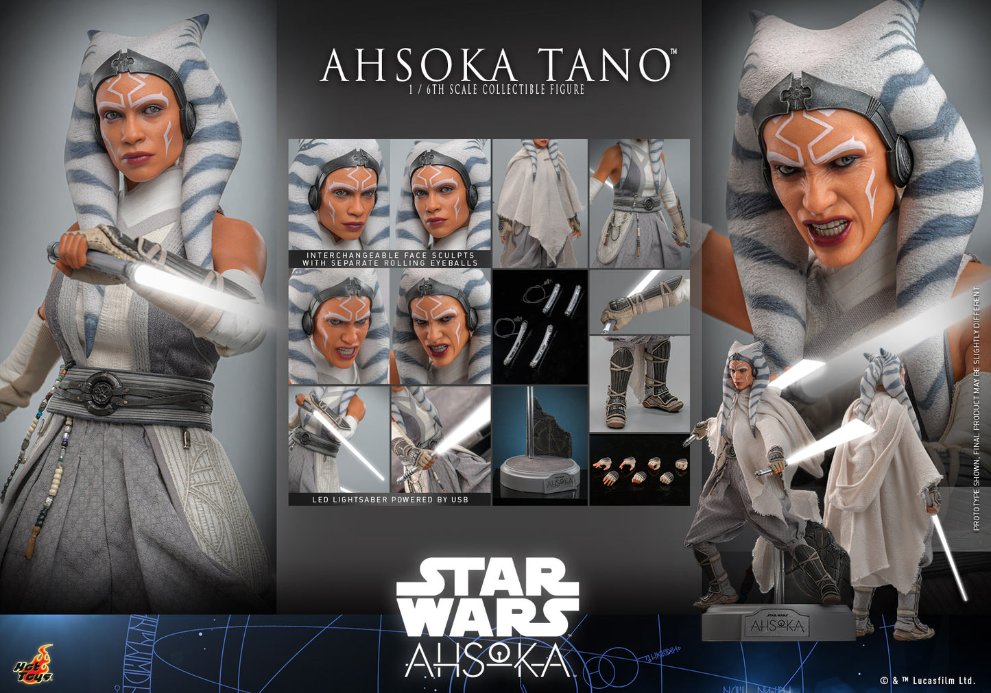 Hot Toys Ahsoka Tano TMS118 - 1:6 Collectible Figure