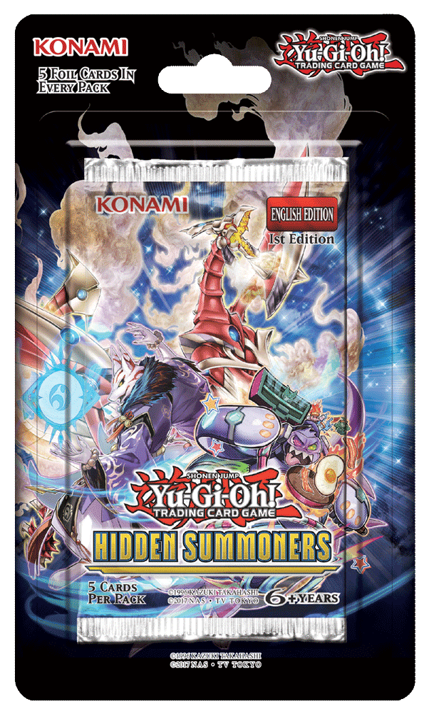 Yu-Gi-Oh! Hidden Summoners Booster Pack - 1st edition Blister Pack (HISU)