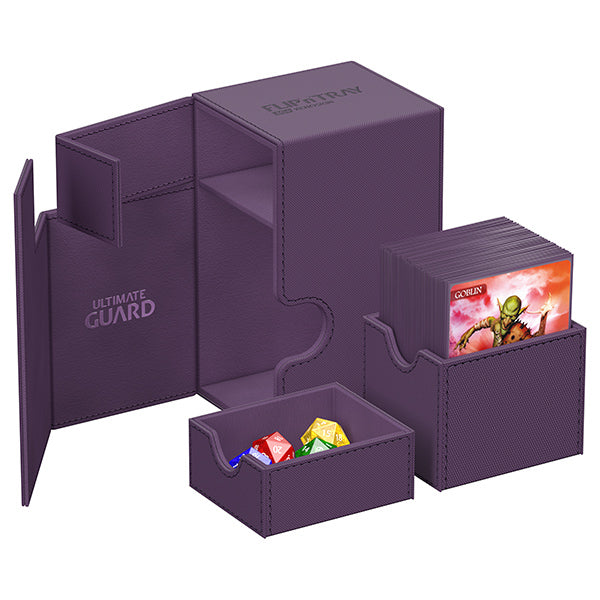 Deck Case: Flip´n´Tray 80+ Standard Size Monocolor - Purple