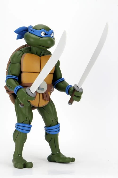 NECA - Teenage Mutant Ninja Turtles - (Animated Series) - Leonardo - 1/4 Scale Figure