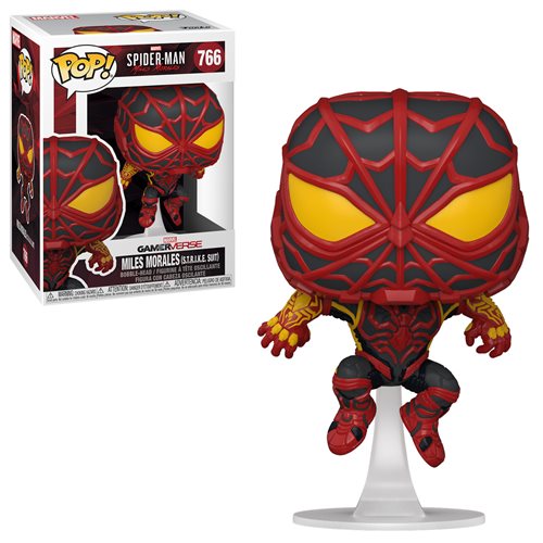 Funko Pop! - Spider-Man Miles Morales Game S.T.R.I.K.E. Suit - Vinyl Figure - 766