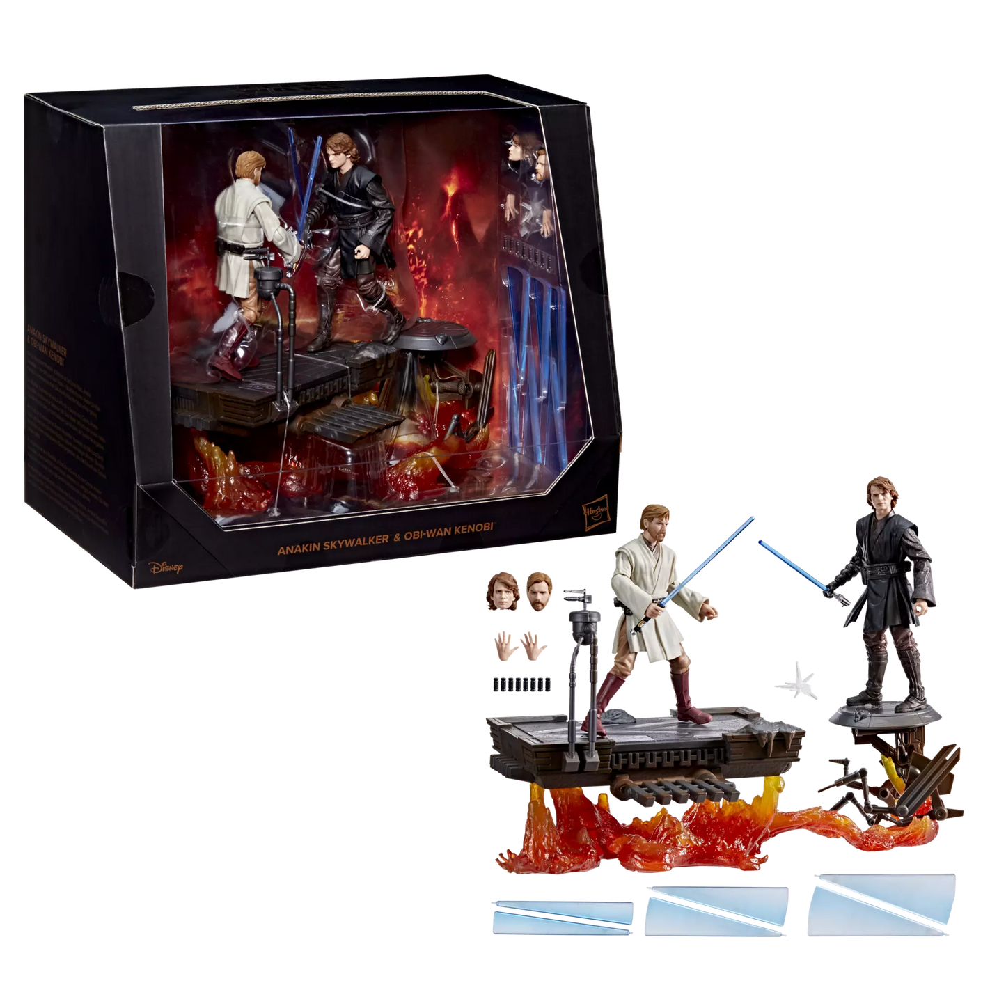 Star Wars The Black Series - Anakin Skywalker & Obi-Wan Kenobi (Duel on Mustafar) SDCC 2025