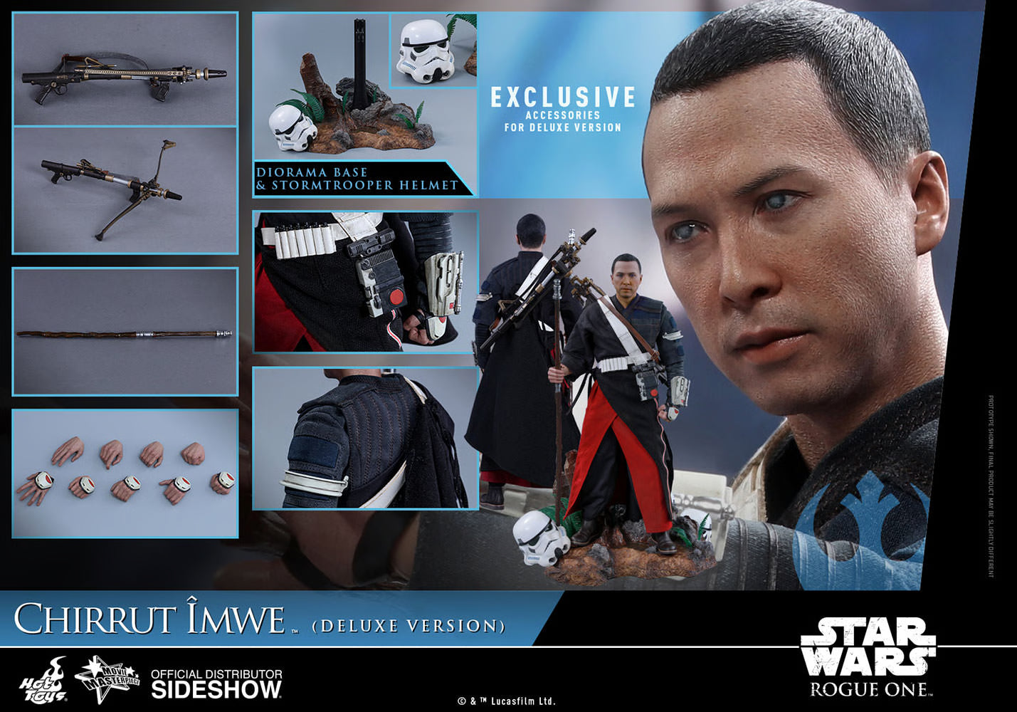 Hot Toys - Star Wars - Chirrut Imwe - MMS403 - 1/6th Scale Collectible Figure