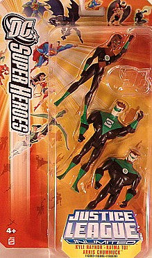 DC Super Heroes Justice League Unlimited - Kyle Rayner, Katma TUI, Arkkis Chummuck