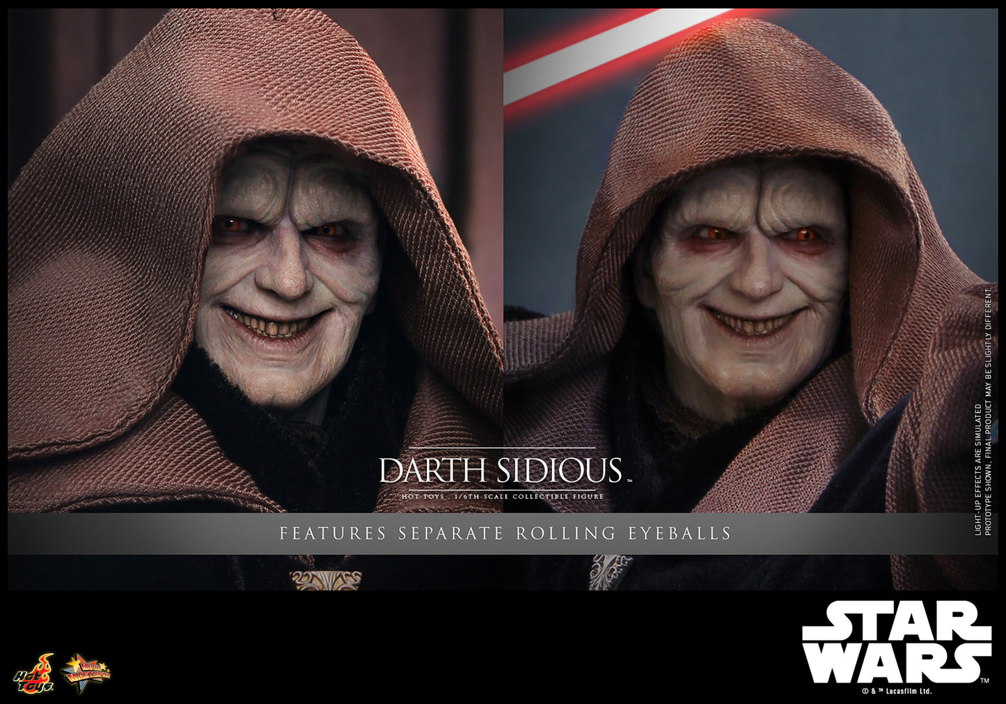 Hot Toys - Star Wars - Darth Sidious™ MMS745 - 1/6th Scale Collectible Figure