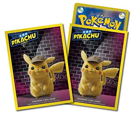 Pokémon Detective Pikachu Card Sleeves Japanese Import 64ct