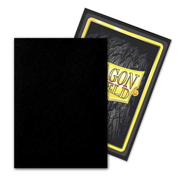 Dragon Shield Sleeves: Standard- Matte Outer Sleeves - Black (100 ct.)