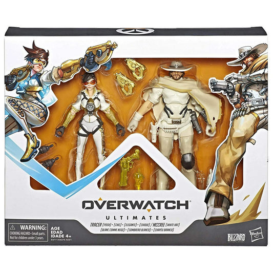 Overwatch Ultimates Series - Tracer (posh) & McCree (White Hat) - Dual Pack  6" Action Figures