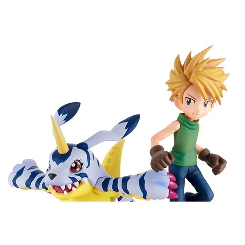 Digimon Adventure Yamato and Gabumon DXF Adventure Archives Statue