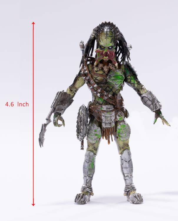 HIYA TOYS - Alien vs. Predator: Requiem Wolf Predator (Battle Damage) 1:18 Scale PX Previews Exclusive Figure