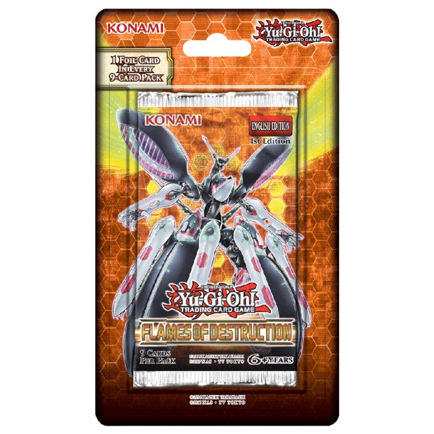 Yu-Gi-Oh! Flames Of Destruction 1st Edition Blister Pack Yu-Gi-Oh! Flames Of Destruction 1st Edition Blister Pack