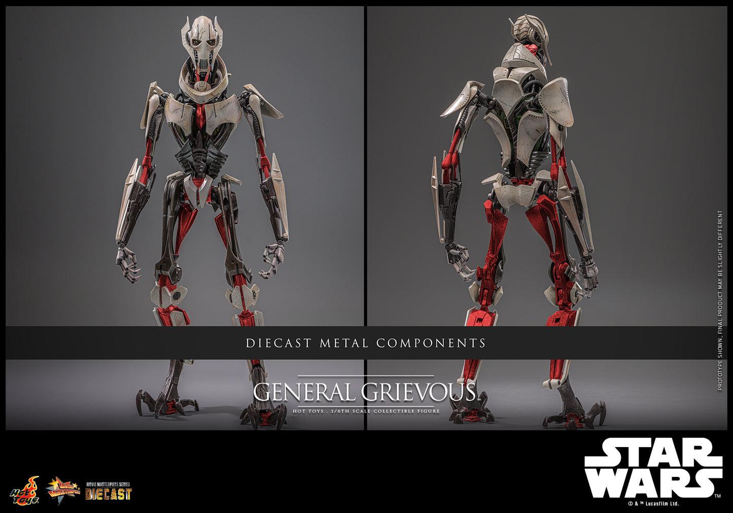 Hot Toys Star Wars - General Grievous™ - MMS760-D67 = 1/6th Scale Collectible Figure (IN STOCK)