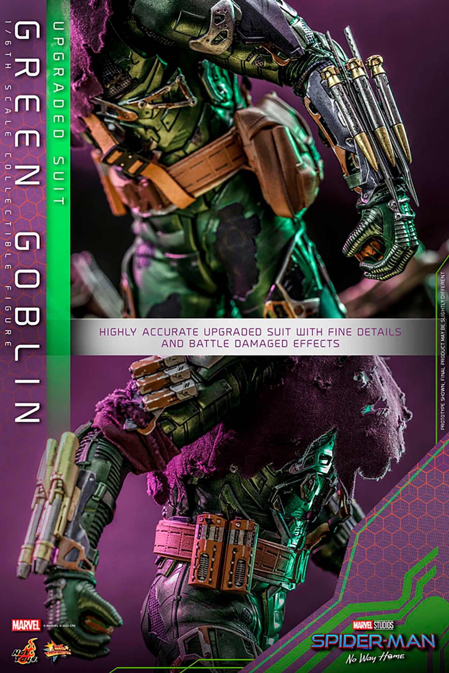 Hot Toys - GREEN GOBLIN (UPGRADED SUIT) - MMS674 - 1/6th Scale Collectible Figure