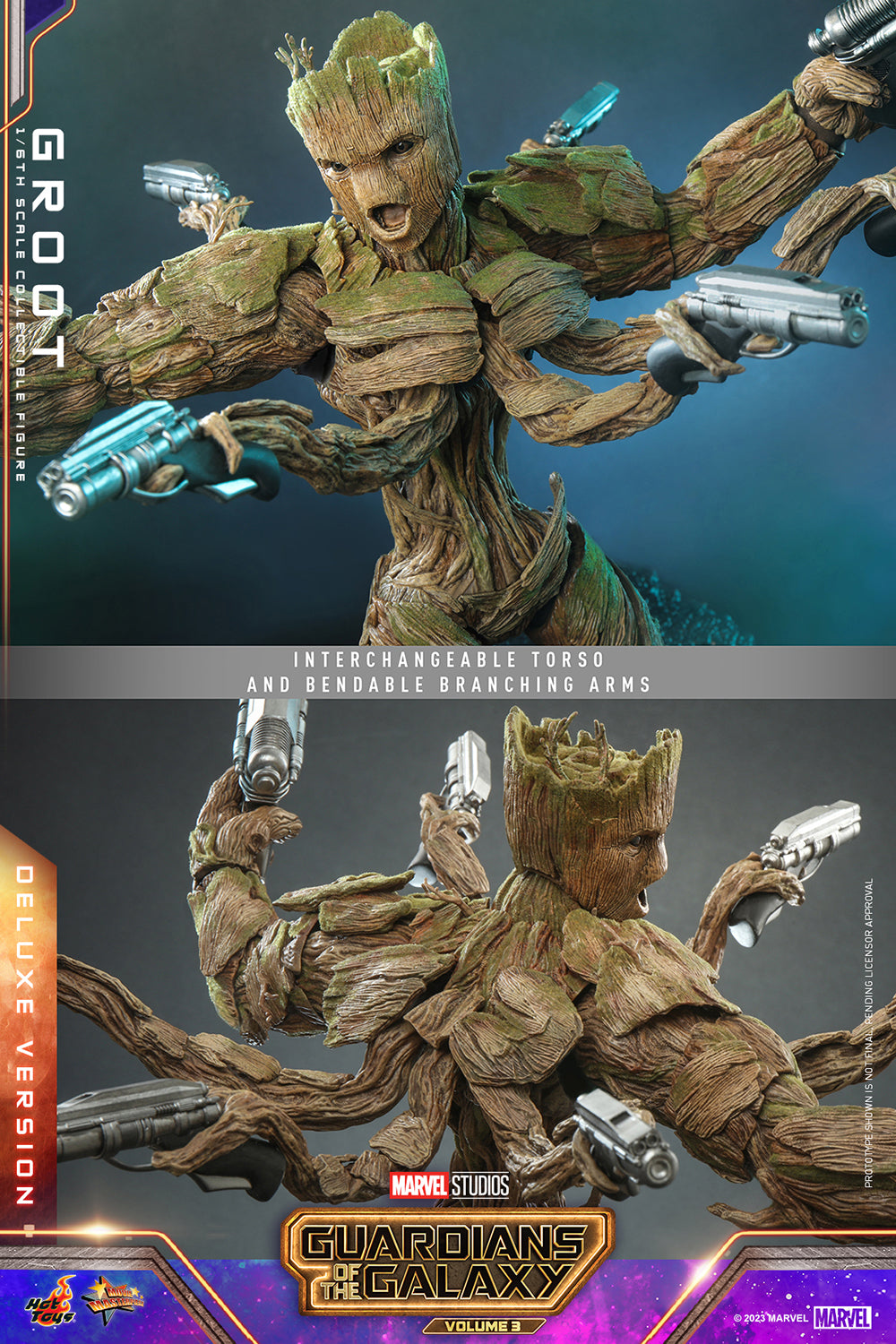 Hot Toys - Groot (Deluxe Version) - MMS707 [Guardians of the Galaxy Vol. 3