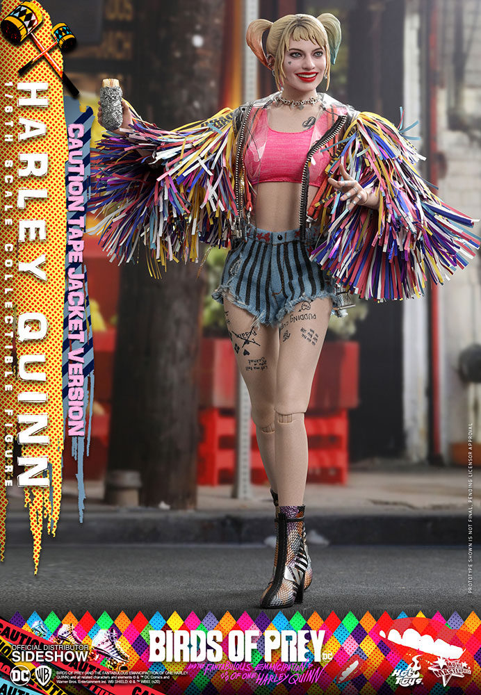 Hot Toys - Harley Quinn - MMS566 - 1/6th Collectible Figure - Birds of Prey (Caution Tape Jacket)