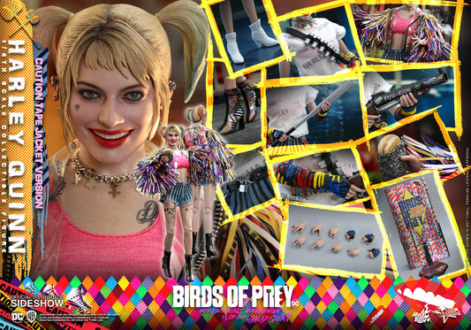 Hot Toys - Harley Quinn - MMS566 - 1/6th Collectible Figure - Birds of Prey (Caution Tape Jacket)