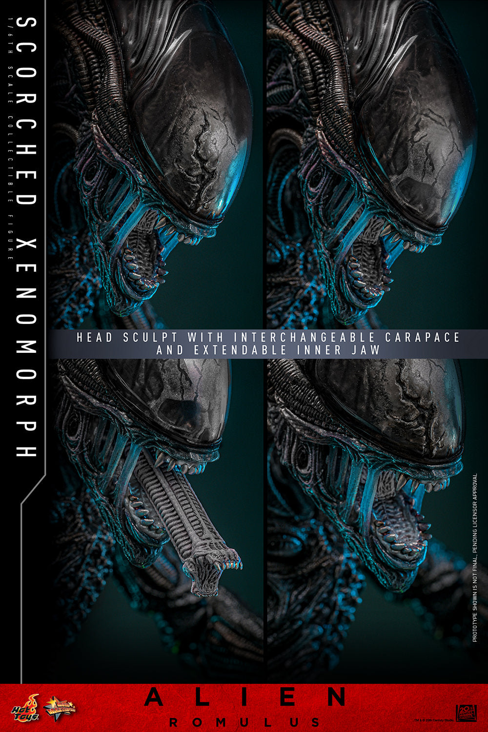 Hot Toys - Alien Romulus - Scorched Xenomorph - MMS784
