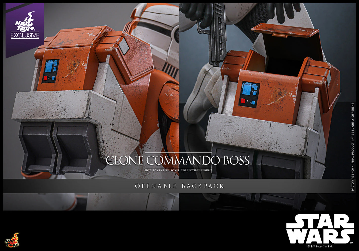 Hot Toys - Star Wars - Clone Cammando Boss TMS151 - Sideshow EXCLUSIVE - 1/6" Scale Figure