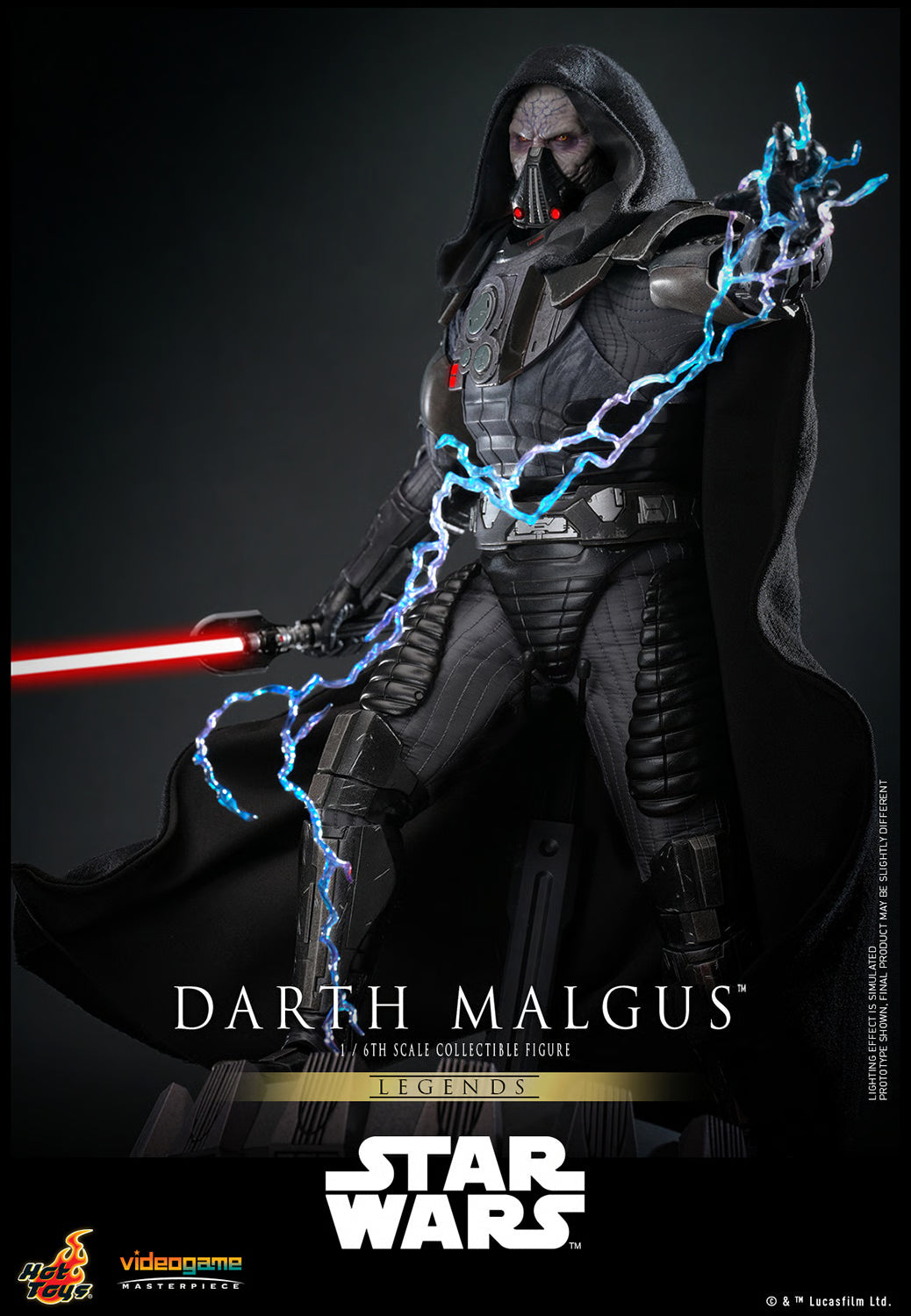 Hot Toys Star Wars - Darth Malgus Sixth Scale Figure - Video Game Masterpiece Series - VGM70