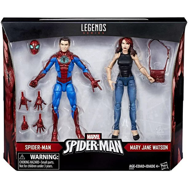 Spider-Man Marvel Legends 2pk Spider-Man & Mary Jane Watson TRU Toys R Us exclusive