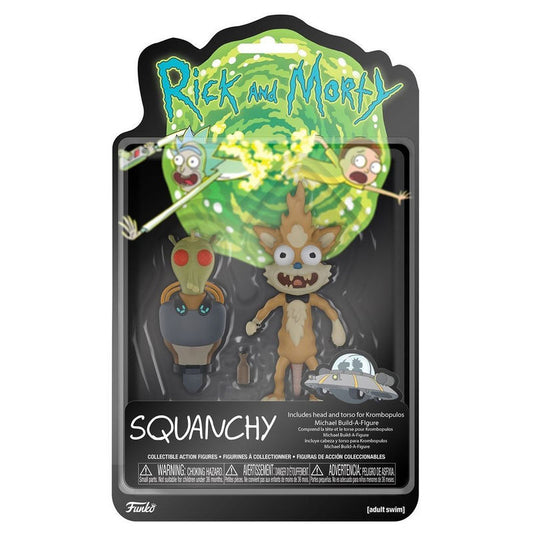 Rick and Morty - Squanchy - Action Figure - Krombopulos Michael Build a Figure Wave - 2018 - Funko