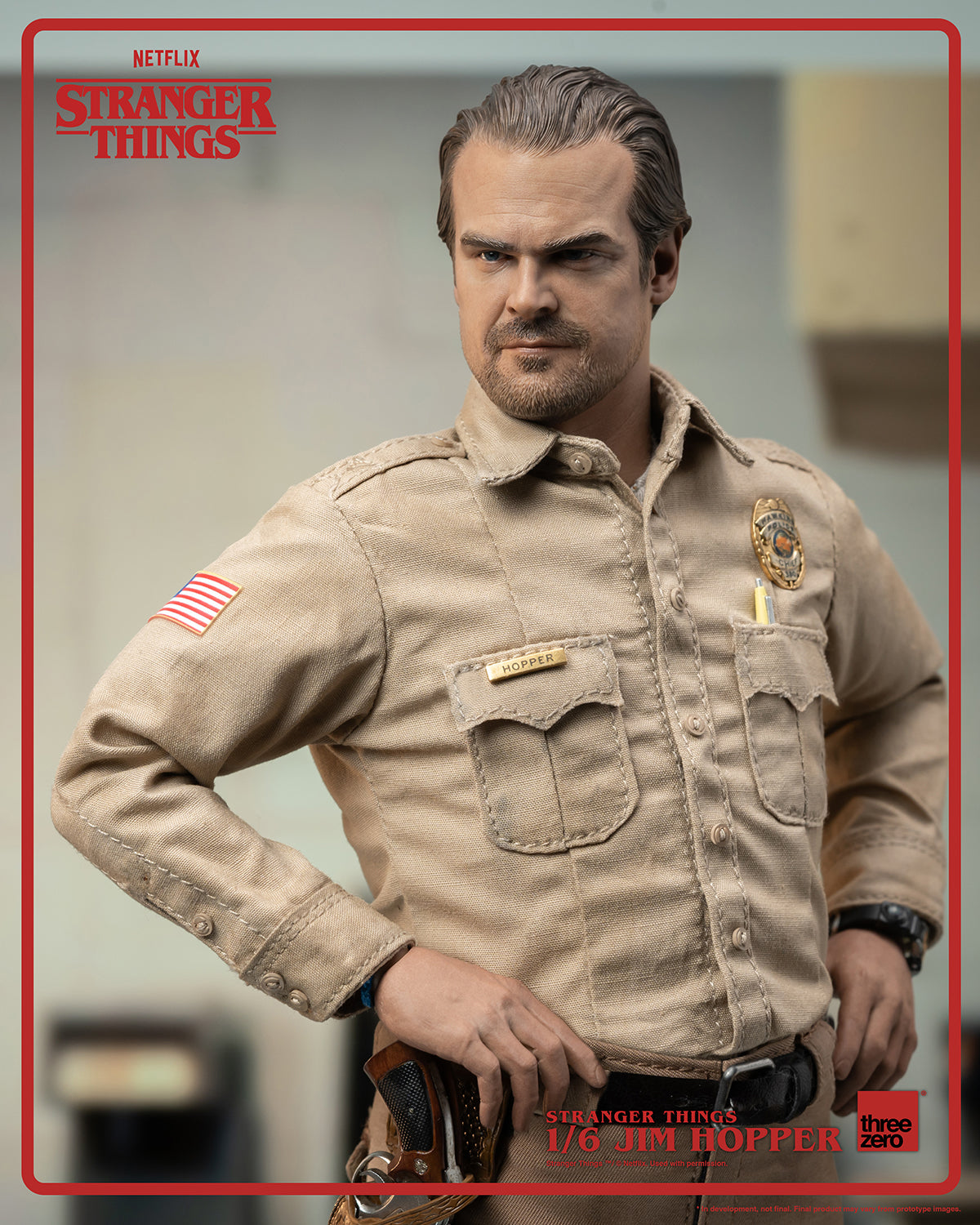 Jim Hopper (Season 1) Sixth Scale Figure - Threezero