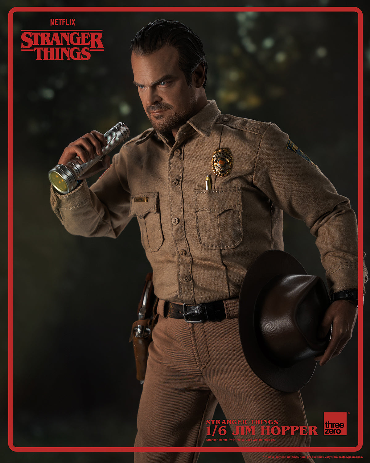 Jim Hopper (Season 1) Sixth Scale Figure - Threezero