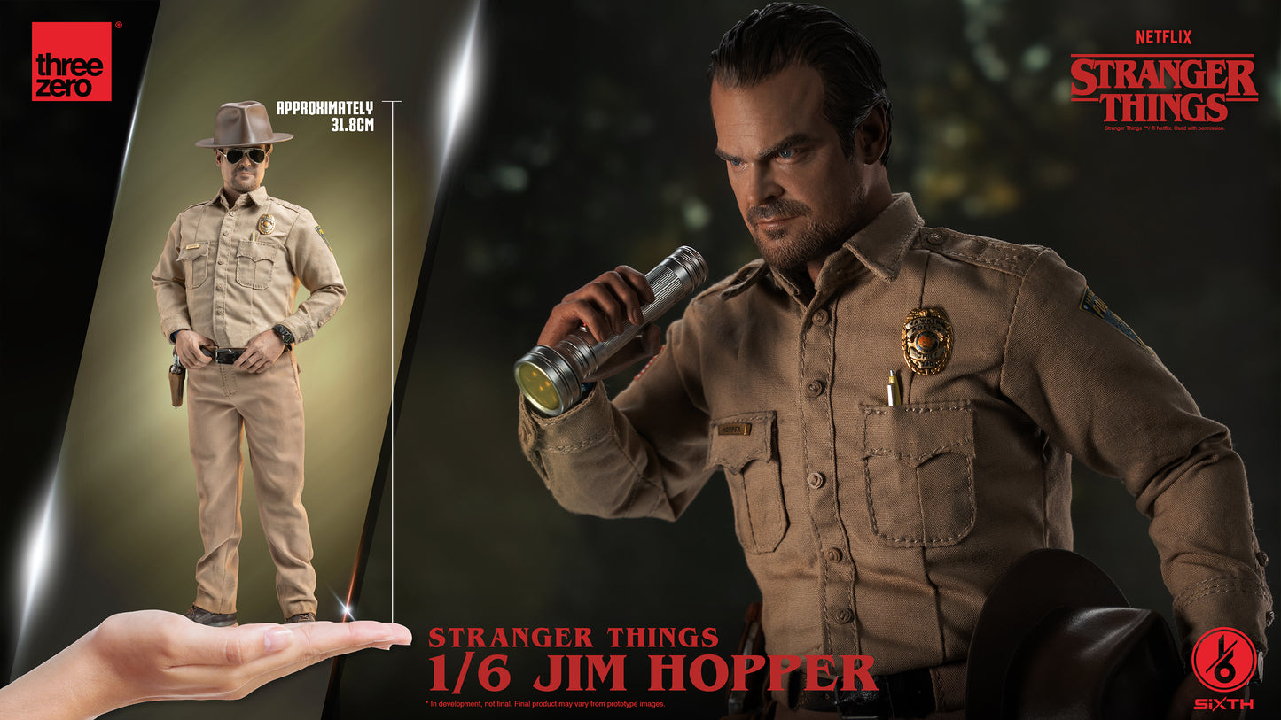 Jim Hopper (Season 1) Sixth Scale Figure - Threezero